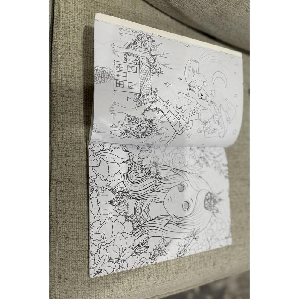 ArtMaker Manga Coloring Book by Hinkler | Learn & Master the Art of Manga - Picture 2 of 2